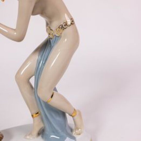 Royal Dux Porcelain Figure - Snake Charmer - Picture 7 of 9